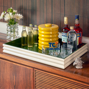 Alta calidad LACQUER SERVING TRAY Fabricante en Vietnam Bandejas de laca decorativa para venta al por mayor con el mejor precio y soporte - Product Image 2