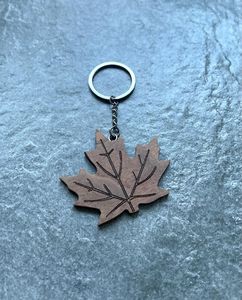 Llavero de madera moderno con diseño de logotipo personalizado para regalos empresariales, accesorios promocionales y embalaje minorista. - Product Image 1