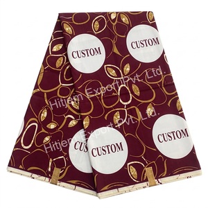 Exclusive Custom African Wax Print Cotton Fabric Ankara Nigeria Ghana Kenya Senegal Wedding Festival OEM ODM Manufacturer Hitjem - Product Image 2