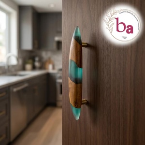 Beads Art CK 558 Industrial Ba Wood Resin Eco-Friendly <b>Bar</b> <b>Cabinet</b> Handle Kitchen Drawer Pull Durable Furniture Hardware - Product Image 4