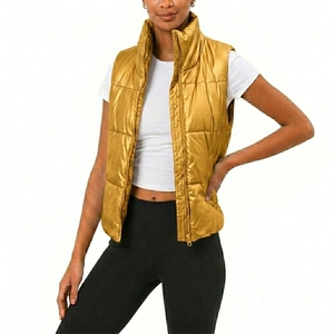Chaleco Acolchado Informal Personalizado OEM ODM, Proveedor de Ropa Exterior de Moda para Mujer de Marca Privada - Product Image 5