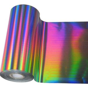 Holographic Rainbow Film Iridescent Decorative Adhesive Film Waterproof Reflective <b>Sheet</b> for Craft Gift Wrap OEM Bulk Wholesale - Product Image 1