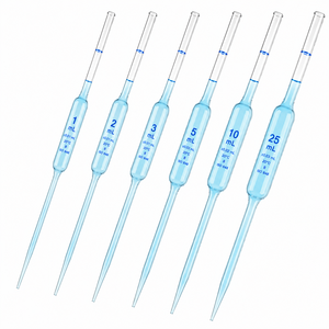 Pipette volumétrique en verre borosilicate transparent de classe A haute précision pour usage en laboratoire - Product Image 4