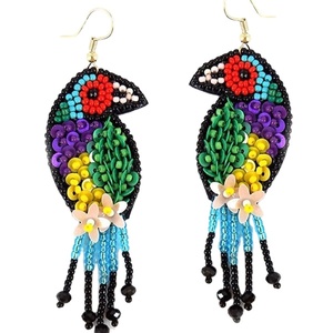 Vente en gros de magnifiques boucles d'oreilles à perles, bijoux à perles pour mariage, prix de gros pour femmes, provenance d'Inde. - Product Image 5