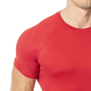 Quick Dry Sportswear <b>Men</b> Gym T Shirts Featuring Four Way <b>Stretch</b> Material With Lightweight Feel For Indoor And Outdoor Fitness - Product Image 4