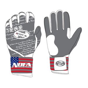 Guantes de Bateo de Béisbol de Marca Personalizada, con Alto Agarre, Acolchados de Cuero, Cierre de Hebilla Ambidiestro, Negro/Blanco - Product Image 6