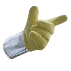 Gants de soudage en cuir et aluminium de qualité supérieure pour la sécurité des soudeurs, gants de soudage en cuir croûte anti-chaleur - Product Image 1