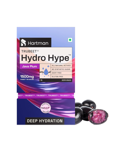 TRUBEET Hydro Hype Poudre d'hydratation naturelle saveur prune de Java avec racine de betterave pour l'énergie et le soutien quotidien à la forme physique - Product Image 1