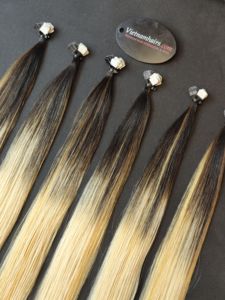 Cheveux vietnamiens fabriqués au Vietnam, Remy Micro Tape Hair 100g, vente en gros, double trame machine, cuticules intactes, disponibles en plusieurs couleurs pour l'exportation - Product Image 2