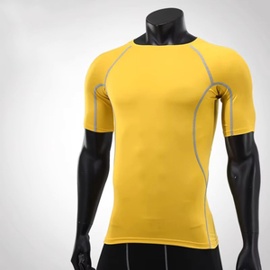 Gym <b>Compression</b> T Shirts Custom Logo Activewear Performance Apparel Manufacturer Pakistan OEM Export Supply - Product Image 3