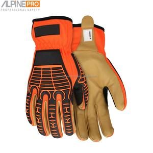 Guantes Mecánicos TPR Hechos a Medida, Anti-Vibración, Reducción de Impactos, Compatibles con Pantalla Táctil, Recubiertos de Látex, Certificación EN388, para Soldadura - Product Image 2