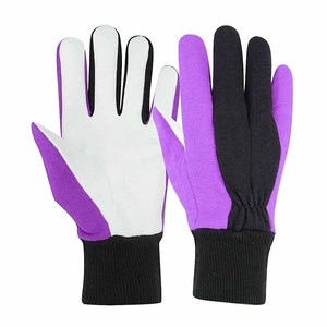 Guantes de Mecánico de Cuero Sintético Resistentes, para Actividades al Aire Libre, Suaves y Cómodos, Guantes de Seguridad para Jardinería - Product Image 4