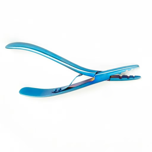 Pince à extensions capillaires 3 trous, pré-collée, antidérapante, en acier inoxydable, pour micro-anneaux, durable, usage professionnel en salon - Product Image 2