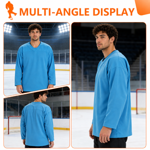 Jersey de Hockey sobre Hielo Transpirable de Gran Calidad, 100% Poliéster, Personalizado para Entrenamiento, 160 Gramos, Secado Rápido, Superventas - Product Image 2
