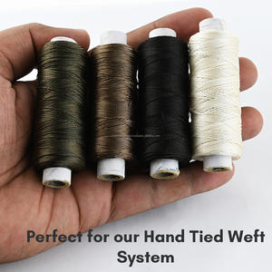 ด้ายเย็บผ้าวิกผมต่อผมด้วยความร้อนแบบกําหนดเองสําหรับทําวิกผมเย็บในไนลอนโพลีเอสเตอร์ - Product Image 5