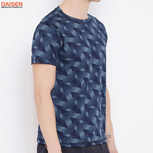 Camiseta Transpirable para Hombre, Ligera, de Secado Rápido, Informal, de Manga Corta, de Color Sólido, Personalizable con Marca, Fabricante Mayorista - Product Image 6