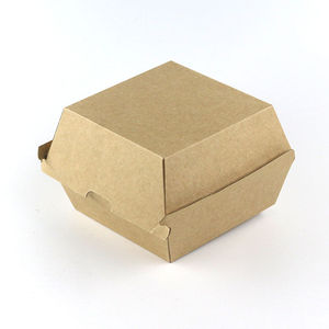 Boîte alimentaire en papier kraft personnalisée, jetable, pour emporter, emballage pour hamburgers avec impression de logo, écologique, vente en gros - Product Image 6