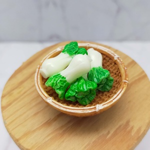 1:12 Miniature Dollhouse Accessories simulation <b>mini</b> spoon cabbage kitchen scene model ornaments - Product Image 4