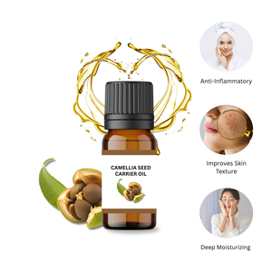 Aarnav Global Exports Huile de graines de Camellia Oleifera 100% naturelle pressée à froid pour les soins de la peau et du corps - Fournisseur en gros - Product Image 3