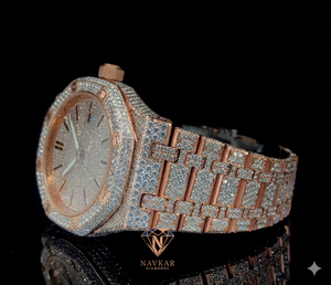 Premium Quality 925 Silver VVS Moissanite Diamond Fully Iced Luxury <b>Watch</b> for Wedding Party Business Available at Good Price - Product Image 5