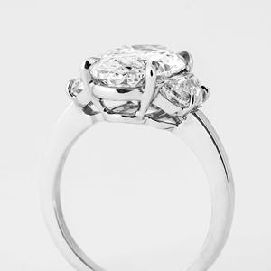 Anillo de Compromiso de Diseño Exclusivo en Oro Blanco de 14K con Diamante Cultivado en Laboratorio de Corte Brillante, Certificado IGI, 4g 5.00ct F VS2 Premium, Atemporal - Product Image 5