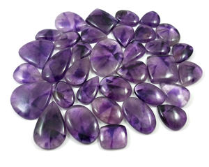 Pierres précieuses en amas d'améthyste naturelle en forme d'étoile, cabochons de quartz en vrac, vente en gros - Product Image 6