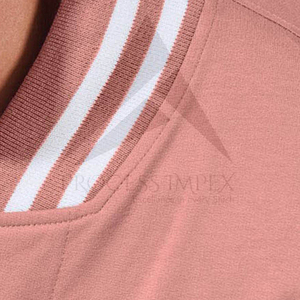 Veste de sport rose pour homme, couleur unie, col rabattu, fermeture à boutons, polyester et coton, vêtement décontracté pour l'automne - Product Image 6