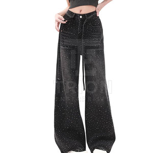 Latest Design Women Rhinestone <b>Pant</b> Grace Style Women Rhinestone <b>Pant</b> Breathable Comfortable Women Rhinestone <b>Pant</b> - Product Image 2