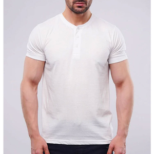 Camiseta Deportiva de Alta Calidad, Tejido de Punto Seco y de Secado Rápido, Poliéster/Algodón, para Hombre, Informal, para Entrenamiento, Gimnasio, Corte Regular - Product Image 1