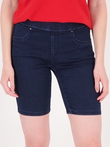 Women's High Waist Light Blue <b>Denim</b> Shorts Loose Fit With Pockets Summer Casual Style Stonewashed Cotton Shorts - Product Image 6