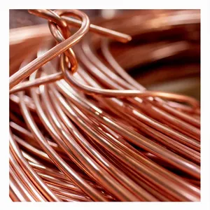 ASTM B152M 99.99 Mill-Berry Bright Pure Red Copper Weld Bare Wire Cable Scrap Waste price Per Ton