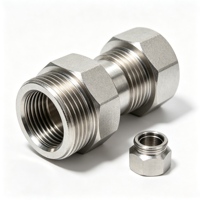 Connecteurs de conduites hydrauliques, composants usinés CNC pour les systèmes de transmission de puissance par fluides industriels