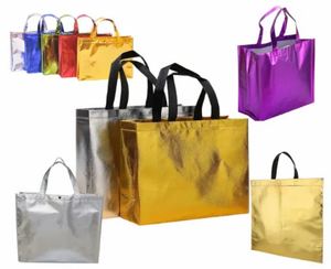 Sac en tissu non tissé grande capacité avec impression personnalisée et pelliculage brillant pour supermarché et courses, au meilleur prix auprès du fournisseur - Product Image 3