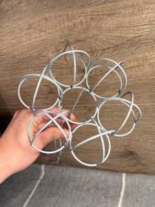 Farm Fresh <b>Egg</b> Carry Basket, Durable Metal <b>Storage</b> with Open Design - Product Image 4