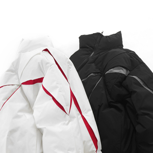 Chaqueta Acolchada Negra de Alta Calidad con Logotipo Personalizado, Chaqueta Abrigada para Hombre, Chaqueta Acolchada de Invierno para Mujer - Product Image 4