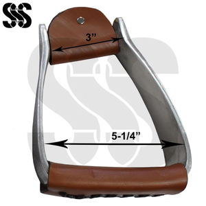 Étriers Western SHER SONS SPORTS SSS-WS-4202 fabriqués au Pakistan, robustes, en acier doux et en acier inoxydable, de haute qualité pour l'équitation - Product Image 6