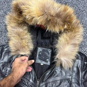 Veste en cuir de qualité supérieure Levi Industry pour homme, style streetwear, fermeture éclair YKK - Product Image 4