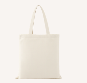 Sac fourre-tout en coton recyclé COTTON FIELD, sac fourre-tout en toile avec logo brodé, taille moyenne, poignée épaule, sac de shopping quotidien, naturel - Product Image 4
