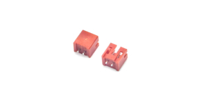 Connecteur à broches pour wafer, pas de 2,0 mm, droit, 2P, rouge, emballage en bobine, matériau PA46 - Product Image 5