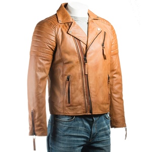 <b>Men</b> Fitted <b>Leather</b> <b>Men's</b> <b>Leather</b> <b>Jacket</b> Black <b>Jacket</b> Top Quality British Fashion <b>Leather</b> <b>Jacket</b> <b>Men</b> - Product Image 1