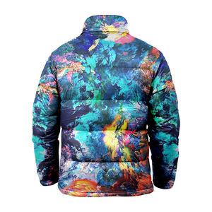 Chaqueta Acolchada para Hombre con Estampado Digital Personalizado 2026, Estilo Urbano, Cuello Alto, Térmica, Acolchado Extragrande, Resistente al Viento - Product Image 6