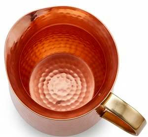 Carafe à eau en cuivre artisanale de qualité supérieure, design élégant, vaisselle décorative pour la maison et les restaurants, durable et écologique - Product Image 5