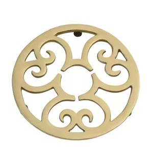 <b>Trivets</b> silver finish round metal <b>trivet</b> featuring two birds nesting design for hot dishes and table protection <b>trivets</b> - Product Image 6