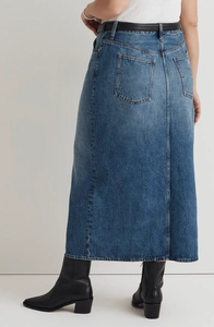 Servicio OEM/ODM, Falda Casual de Mezclilla Tipo Lápiz para Mujer, Uso Diario, Suave, 100% Algodón, Secado Rápido, Efecto Ilusión, Venta al Por Mayor - Product Image 4