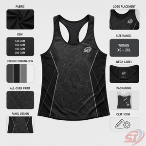 Camiseta Deportiva sin Mangas para Hombre, Chaleco de Entrenamiento Ecológico, Transpirable, de Secado Rápido, Algodón/Poliéster, Logotipo Personalizado en la Parte Delantera - Product Image 5