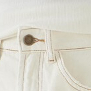 Women's <b>High</b> <b>Waist</b> Cut-Out Straight Leg Denim <b>Jean</b> <b>Shorts</b> Waterproof & Windproof Quick Dry 100% Cotton Light Wash Autumn - Product Image 2