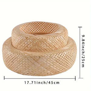 Bamboo Woven Pendant <b>Light</b> for Home Decoration <b>Dining</b> Areas and Indoor Lighting - Product Image 2