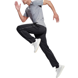 Custom Mens Lightweight Track Pants Breathable Summer Sports <b>Trousers</b> Manufacturer Pakistan OEM Export Supply - Product Image 3