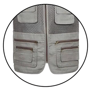 Gilet respirant zippé intégral sans manches pour homme – Qualité supérieure – Gilet polaire d'extérieur - Product Image 3