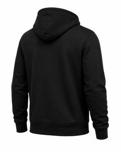 Sweat-shirt à capuche zippé pour homme, noir, manches raglan, poches, style streetwear décontracté, coupe classique, tissu polaire, 100% coton, vêtements d'hiver - Product Image 6